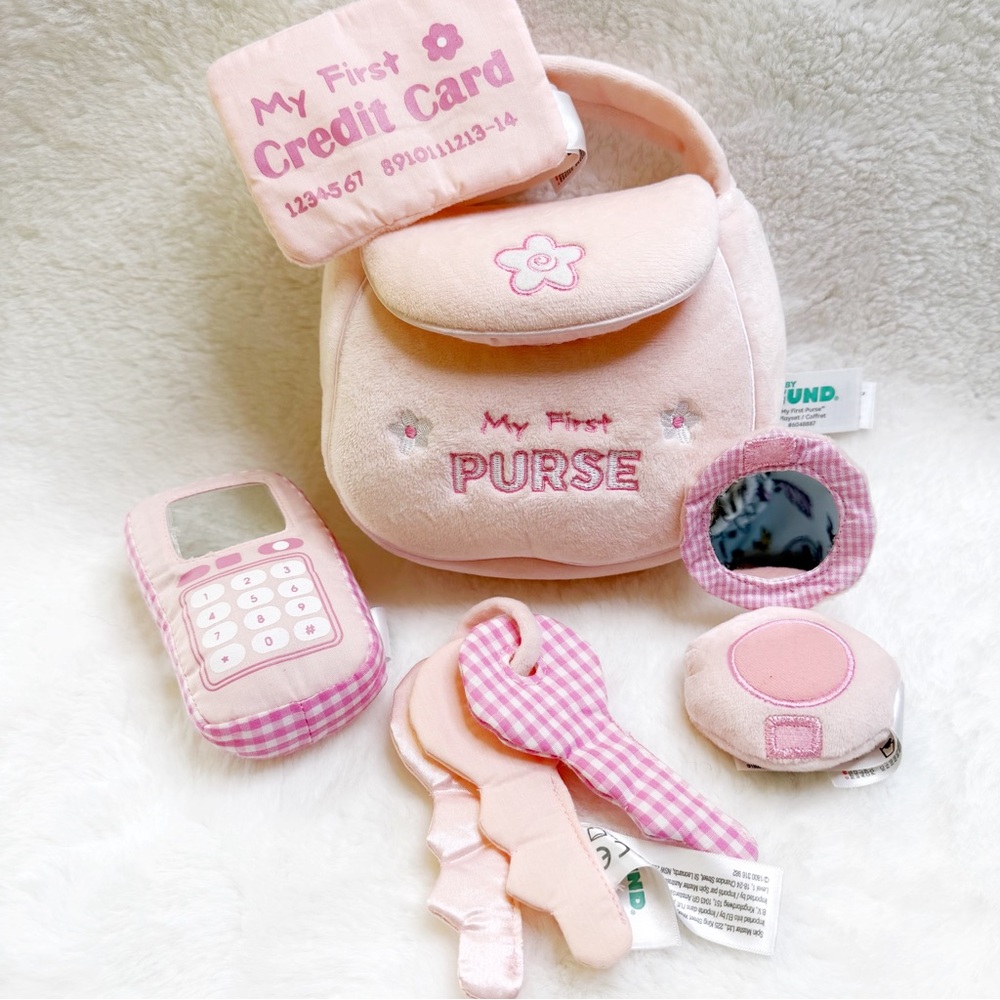 Gund Baby Pink First Purse Plush Toy